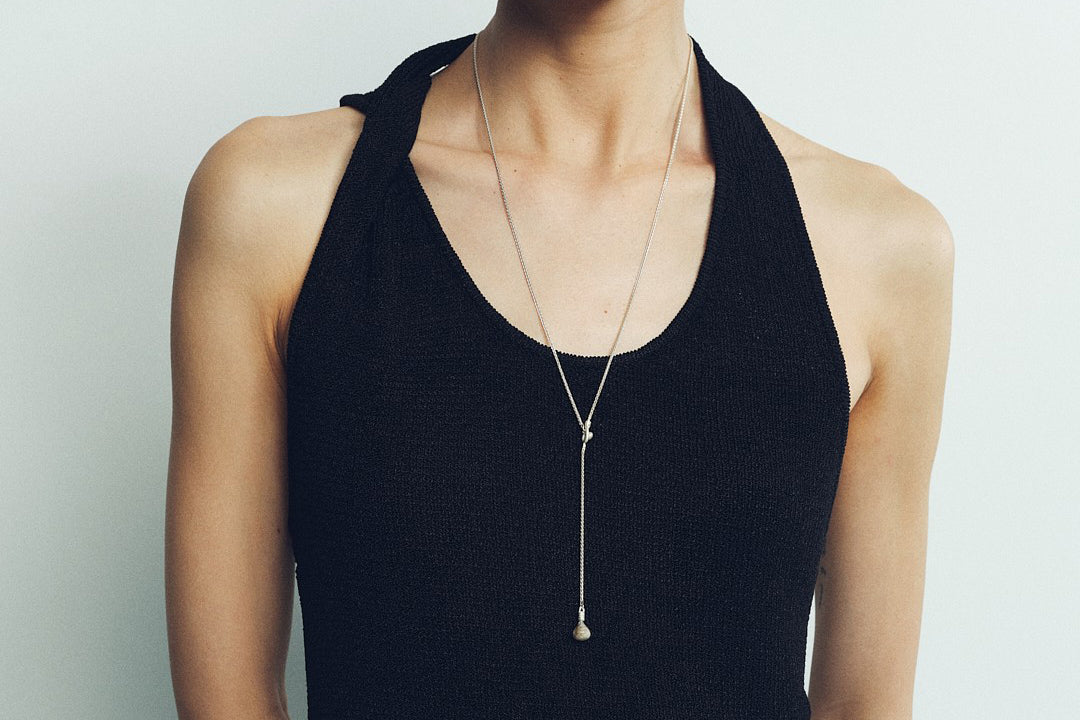 OLIO E ACETO 24 Autumn and Winter Thousand Layer Crystal Water Drop Fruit Long Necklace OLIO-OA11N03-HUIYIN - Image 10