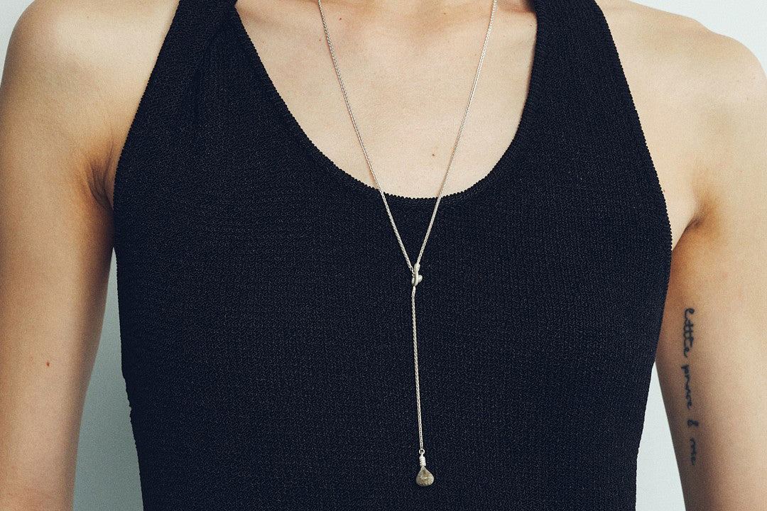 OLIO E ACETO 24 Autumn and Winter Thousand Layer Crystal Water Drop Fruit Long Necklace OLIO-OA11N03-HUIYIN - Image 7