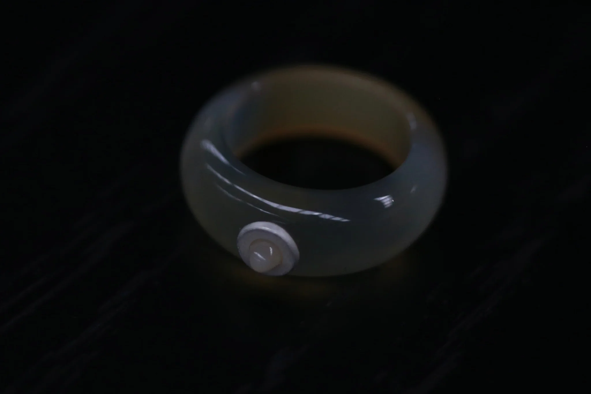 OLIO E ACETO 24 Autumn and Winter Yellow Aventurine/Agate/Smoky Quartz Fruit Thin Ring OLIO-OA11F12-HUIYIN Gray/Silver - Image 2