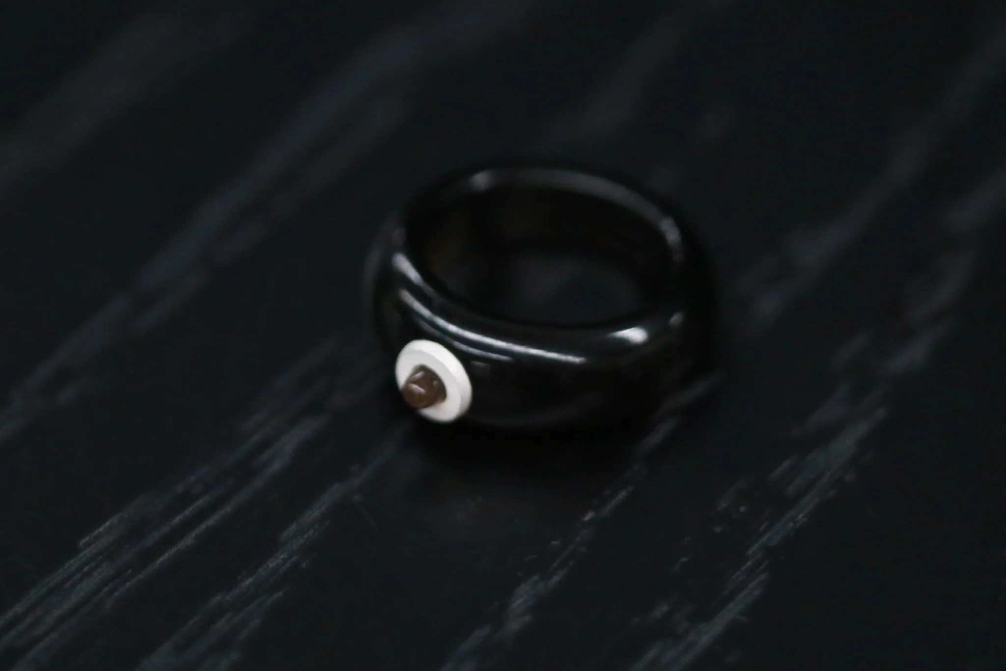 OLIO E ACETO 24 Autumn and Winter Yellow Aventurine/Agate/Smoky Quartz Fruit Thin Ring OLIO-OA11F13-CHAYIN Brown/Silver - Image 2