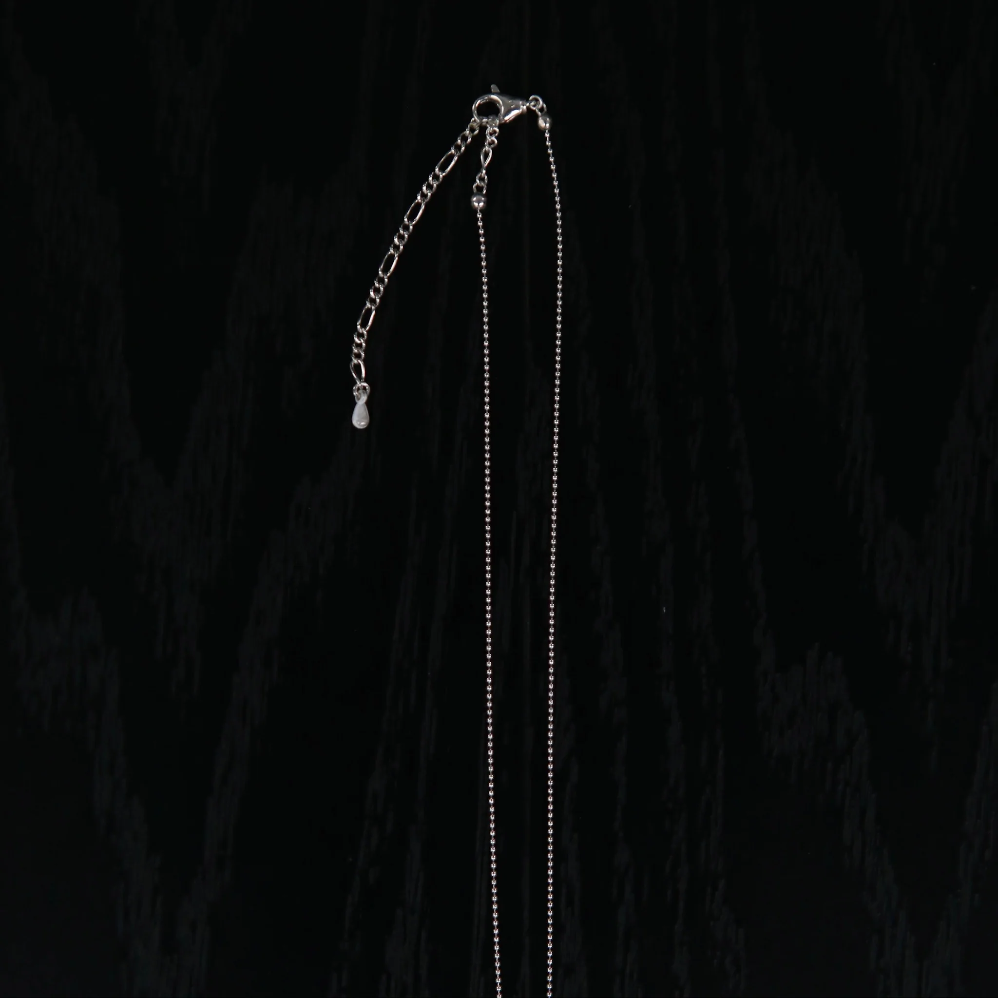 OLIO E ACETO 25 Spring/Summer Sterling Silver Agate Drop Necklace OLIO-OA12N14-HY Gray - Image 4