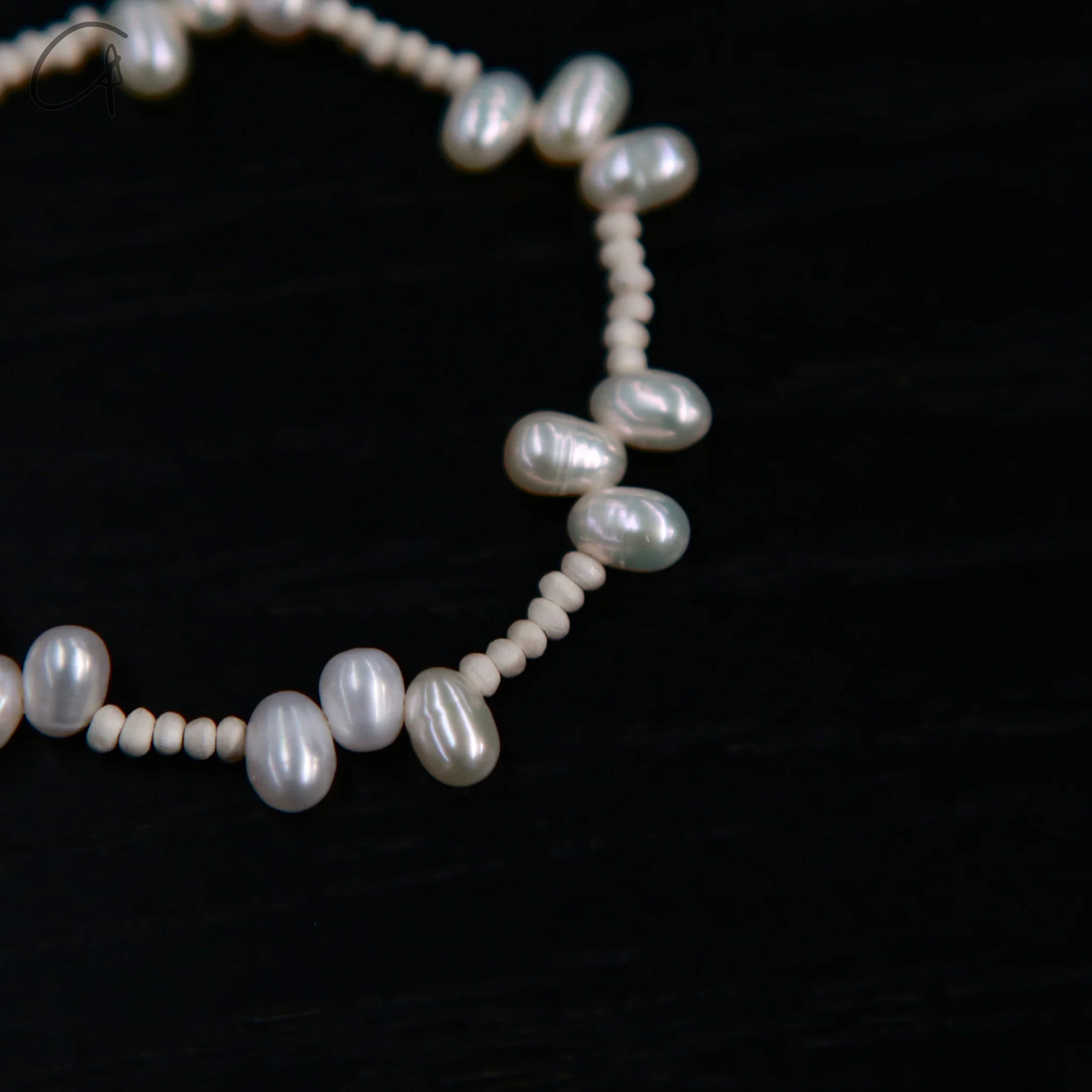 OLIO E ACETO 25 Spring/Summer Sterling Silver Pearl Flower Cluster Bracelet OLIO-OA12A09-ZZB Pearl White - Image 3