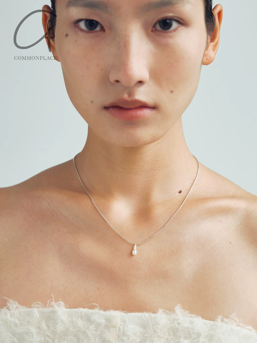 OLIO E ACETO 25 Spring/Summer Sterling Silver Pearl Pendant Necklace OLIO-OA12N26-ZZBY Silver - Image 6