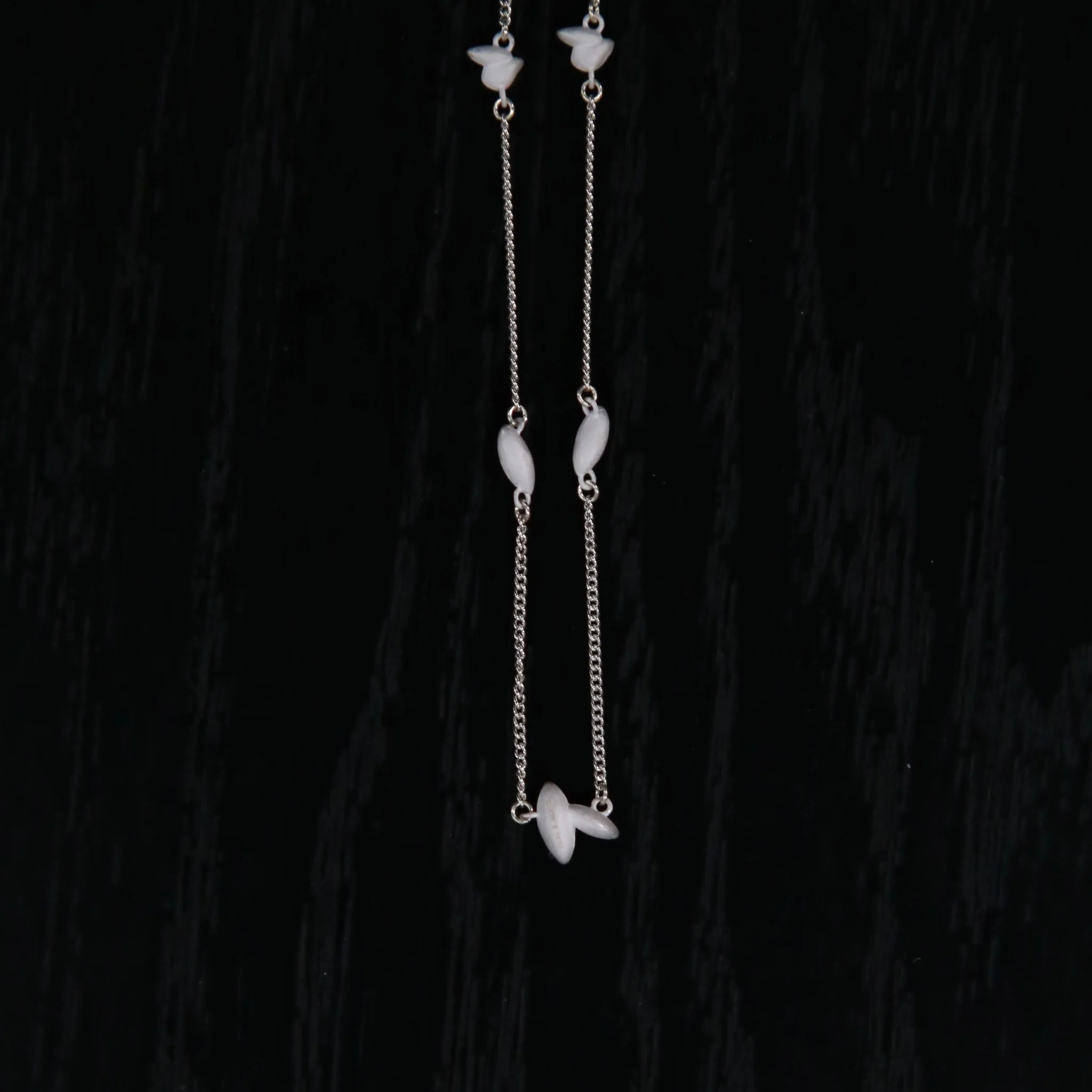 OLIO E ACETO 25 Spring/Summer Sterling Silver Rice Grain Necklace OLIO-OA12N27-YIN Silver - Image 2