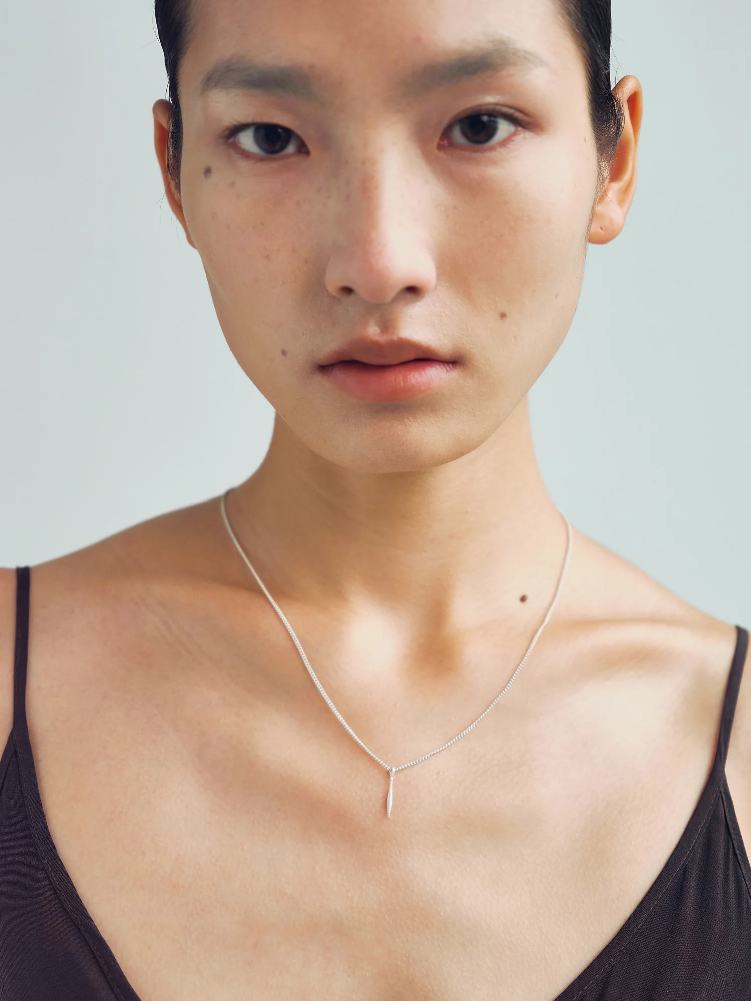 OLIO E ACETO 25 Spring/Summer Sterling Silver Spire Pendant Necklace OLIO-OA12N33-YIN Silver - Image 8