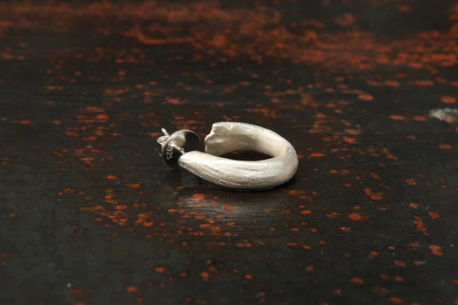 OLIO E ACETO silver fishtail Earrings oa01e20 - Image 4
