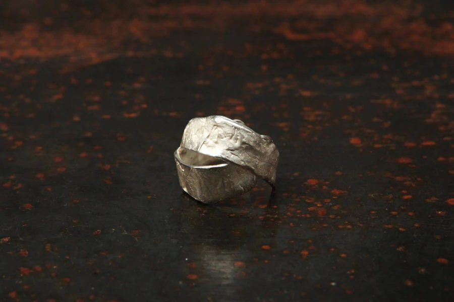 OLIO E ACETO Silver fragment ring OA03F01 - Image 2