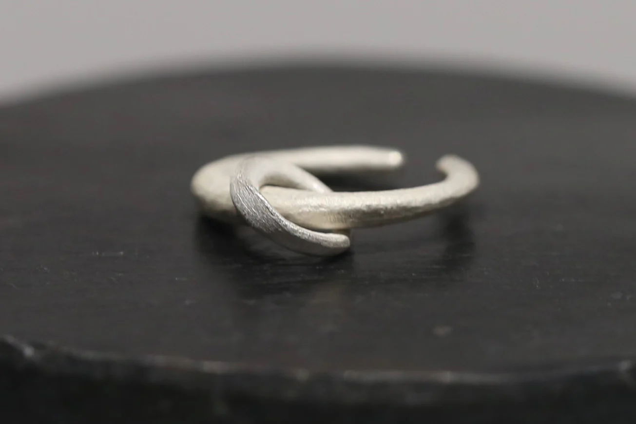 OLIO E ACETO sterling silver buckle ear cuff OA06E12 - Image 3