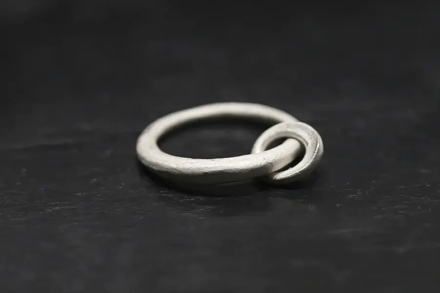 OLIO E ACETO Sterling Silver Buckle Ring OA06F05 - Image 2
