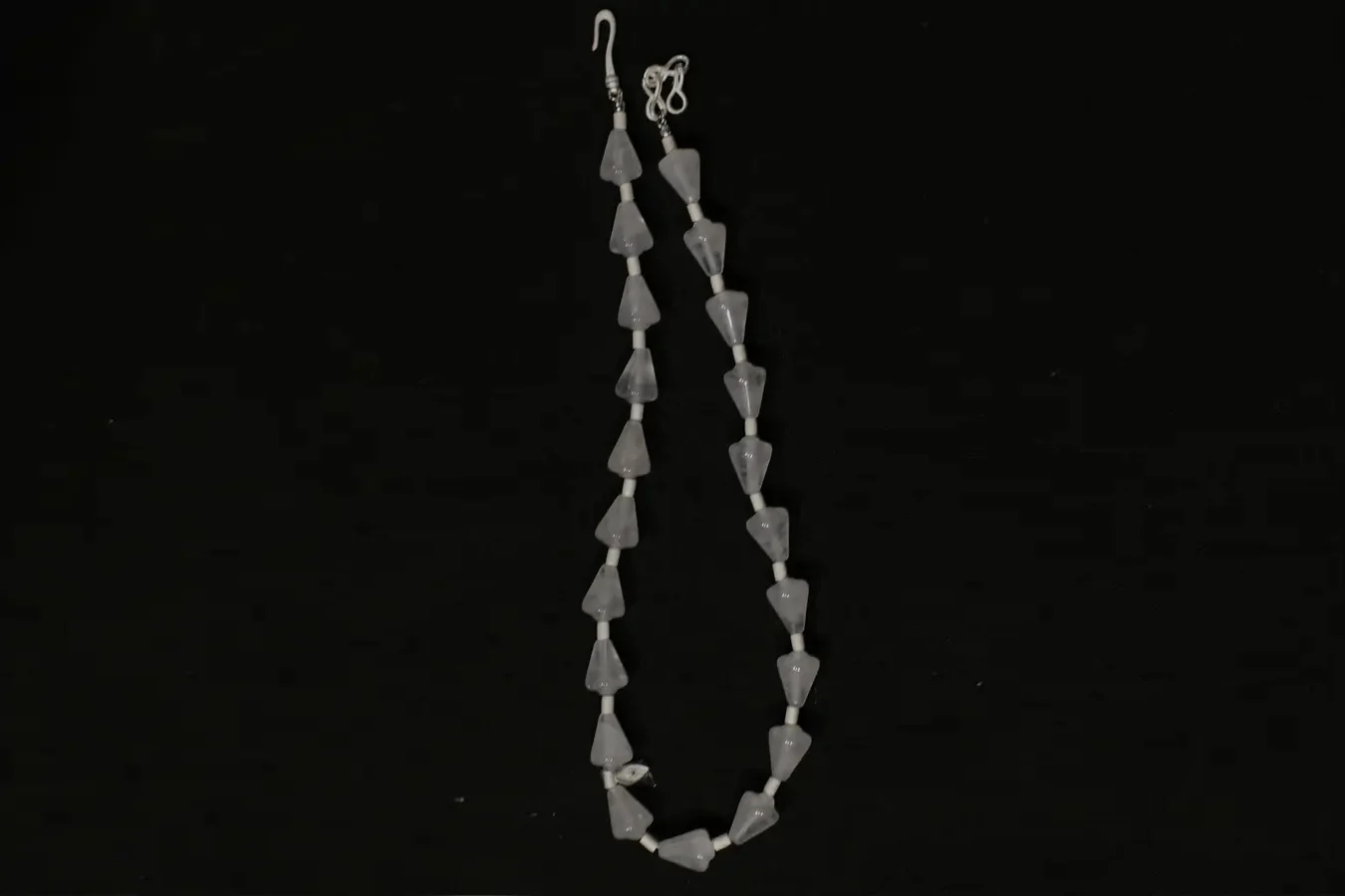 OLIO E ACETO sterling silver crystal cone necklace OA10N01 white/silver - Image 5