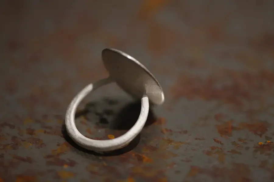 OLIO E ACETO Sterling Silver Disc Ring OA07F01 - Image 2