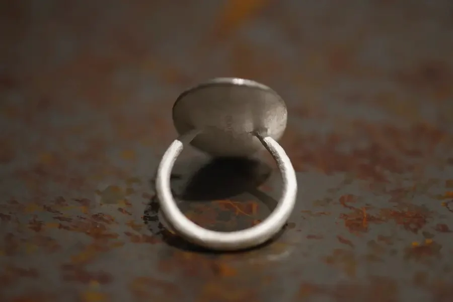 OLIO E ACETO Sterling Silver Disc Ring OA07F01 - Image 3