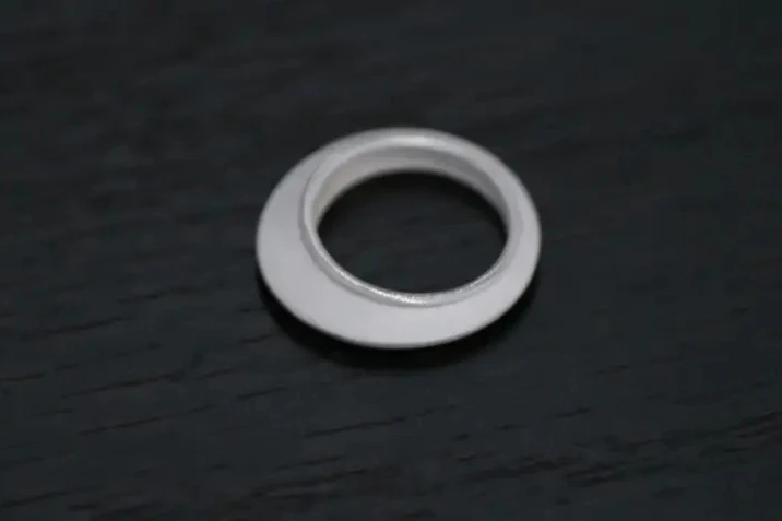 OLIO E ACETO sterling silver fine ripple ring OA03F19 - Image 2