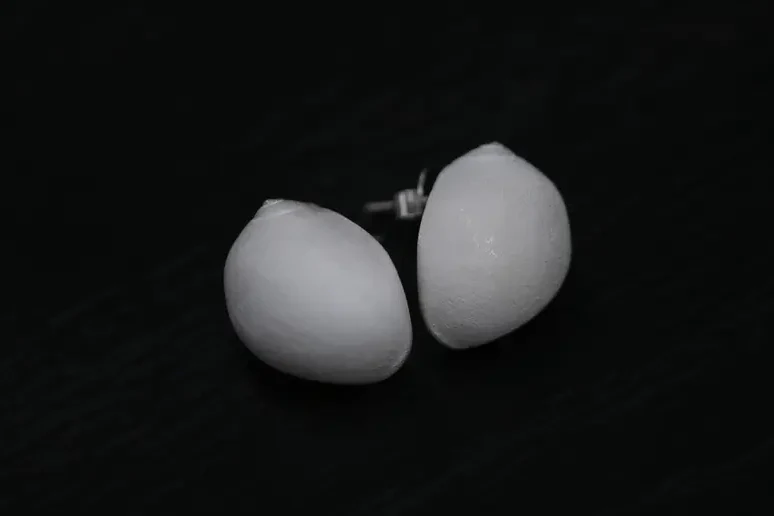 OLIO E ACETO sterling silver large spiral screw earrings OA10E15 silver POEA24 - Image 3