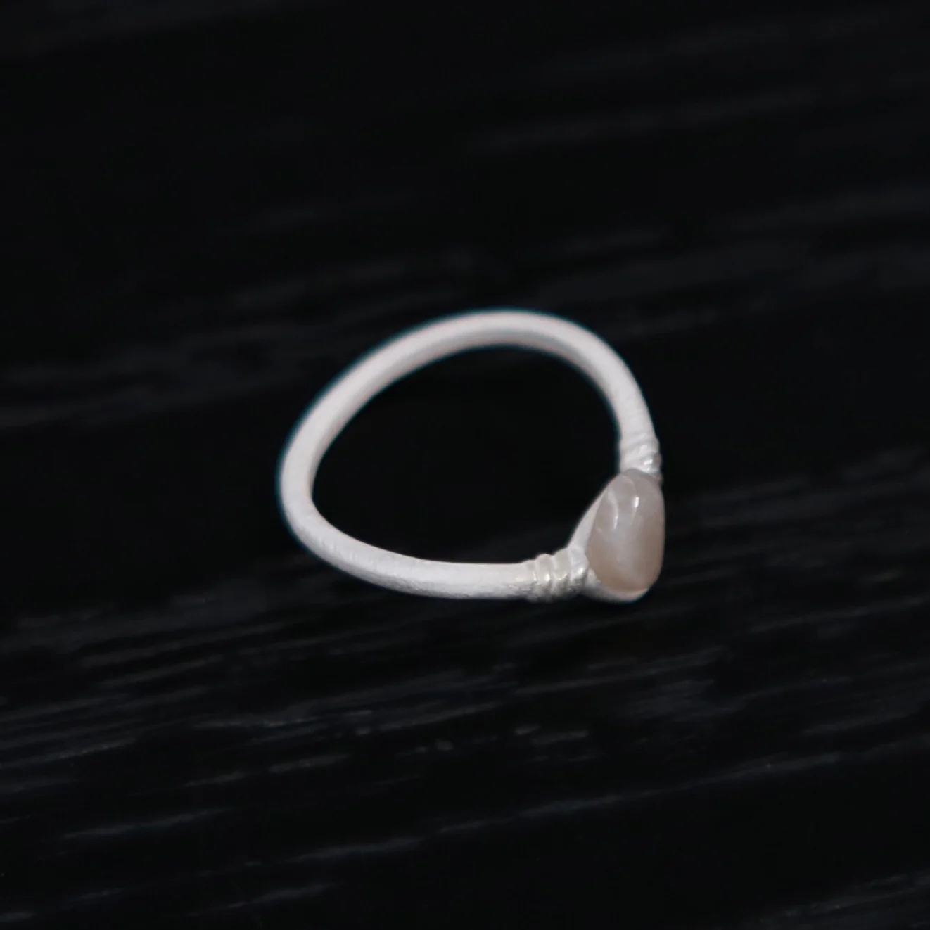 OLIO E ACETO Sterling Silver Moonstone/Lapis Lazuli/Red Snakeskin Jade Crown Ring OLIO-OA13F07-YH (OA13F05) - Image 2