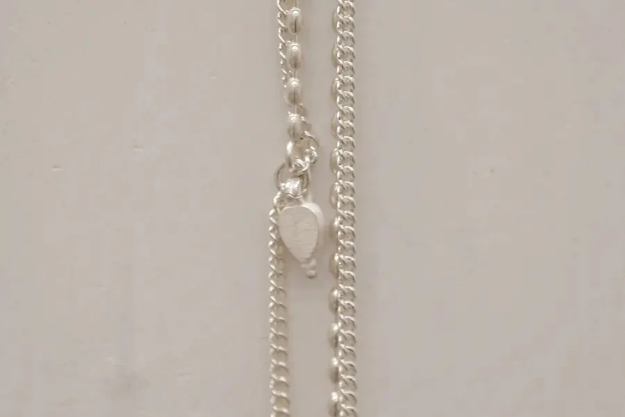 OLIO E ACETO Sterling Silver Onyx Lake Dangle Necklace OA09N03 - Image 3
