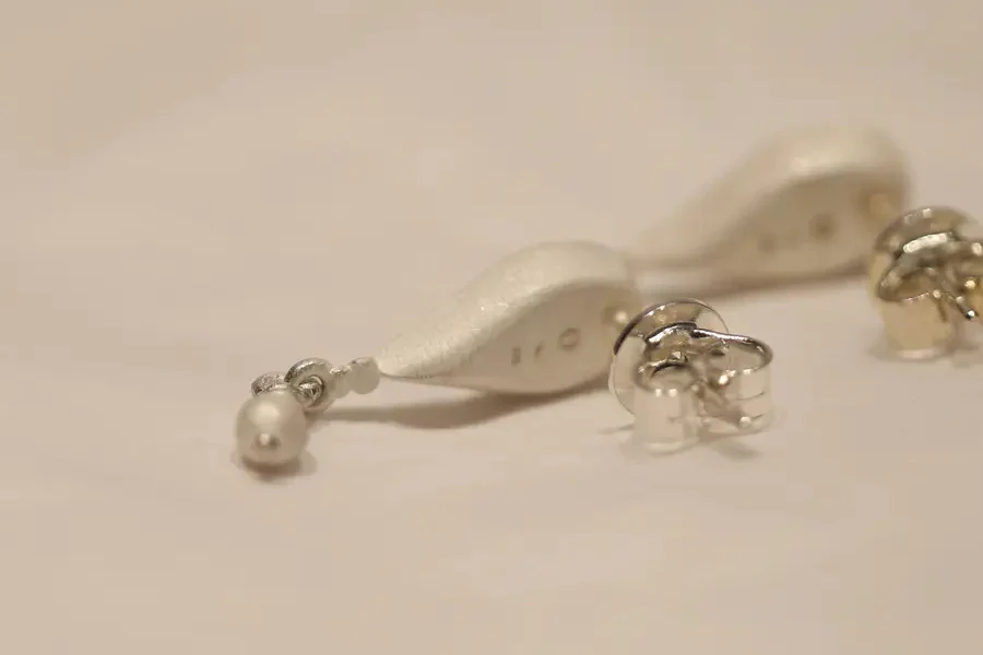OLIO E ACETO Sterling Silver Onyx Lake Pendant Stud Earrings OA09E16 - Image 4