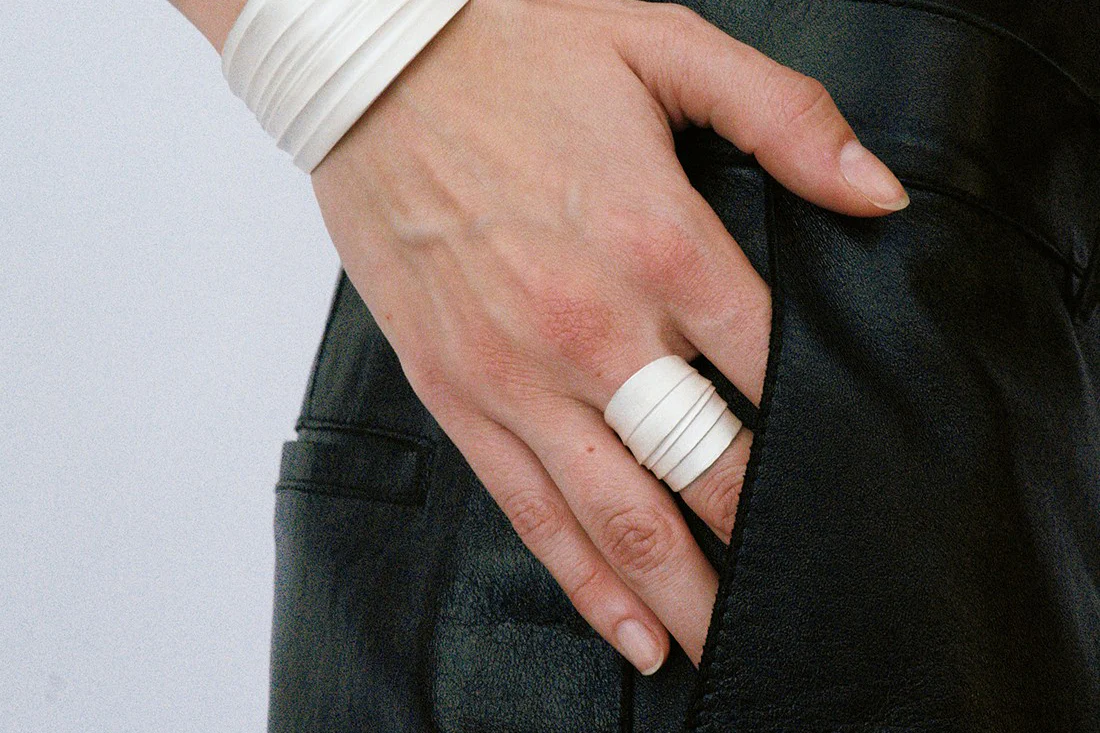 OLIO E ACETO sterling silver shell ring OA10F16 - Image 5