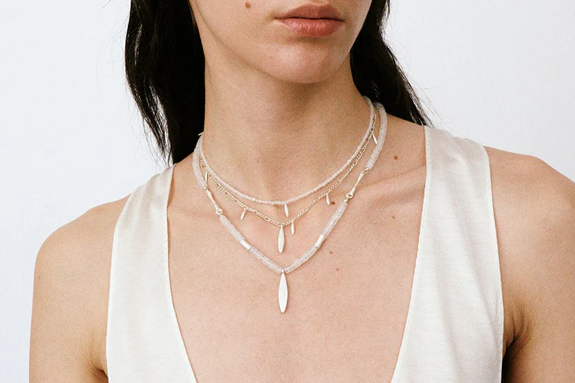 OLIO E ACETO sterling silver shell star point necklace OA10N18 - Image 4