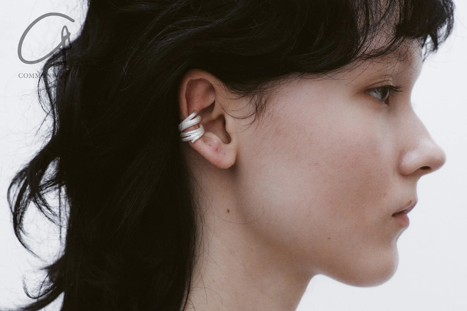 OLIO E ACETO sterling silver stacked ear cuff OLIO-OA05E08-YIN - Image 5