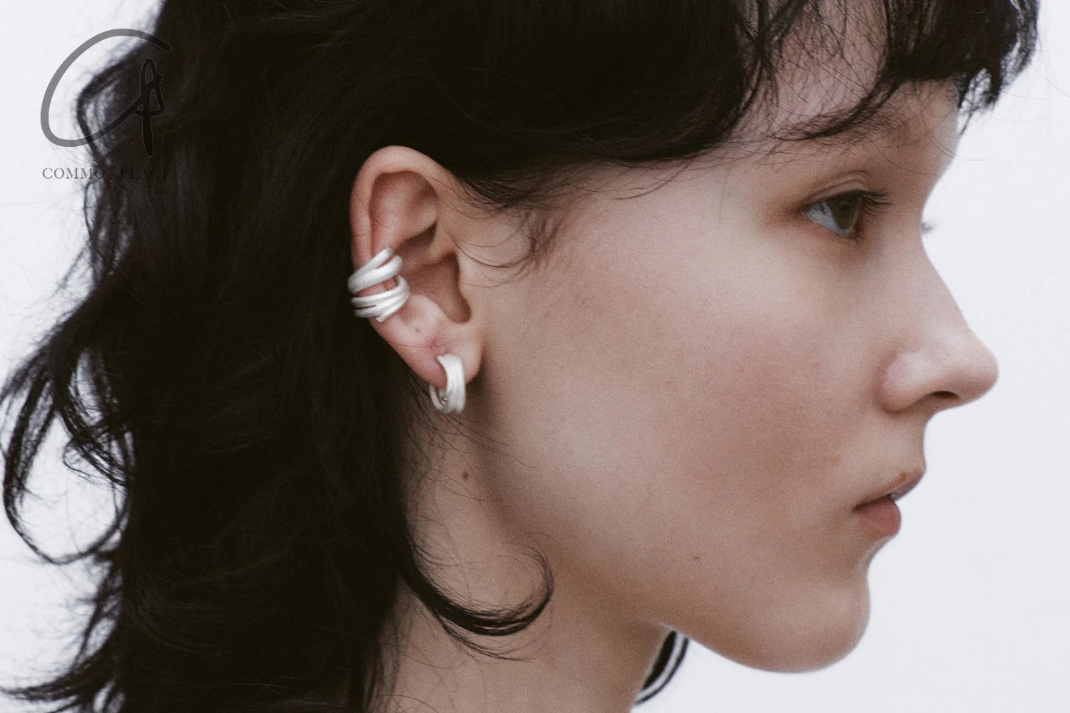 OLIO E ACETO sterling silver stacked ear cuff OLIO-OA05E08-YIN - Image 6