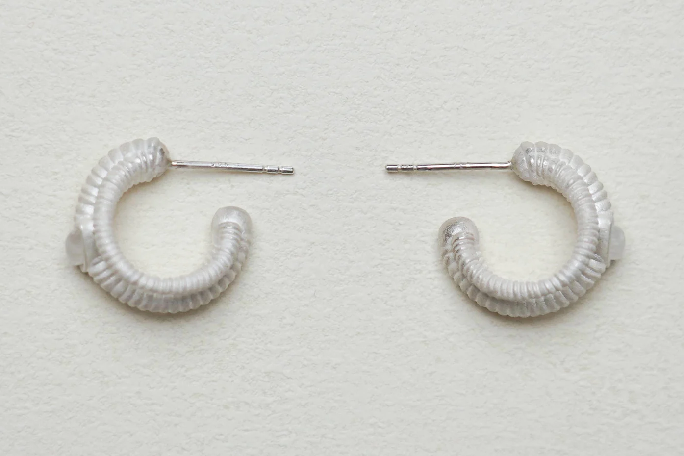 OLIO E ACETO sterling silver threaded crystal earrings OA10E24 white/silver POEA21 - Image 2