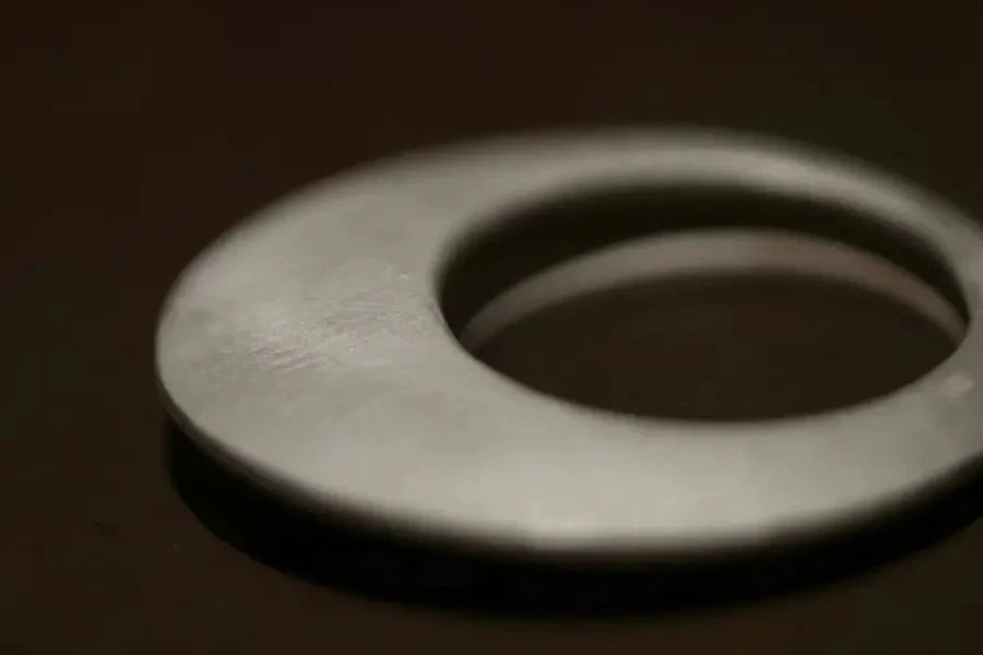 OLIO E ACETO Sterling Silver Wide Ripple Ring OA03F20 - Image 2
