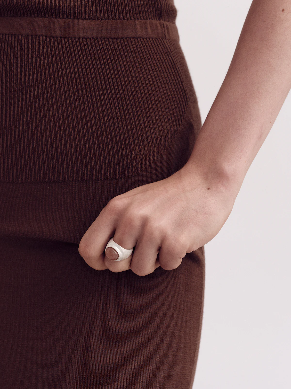 OLIO E ACETO Tanabata Special Series Sterling Silver Orange Moonlight Flower Garden Ring OLIO-OA13F17-YFC Silver/Pink Orange - Image 7