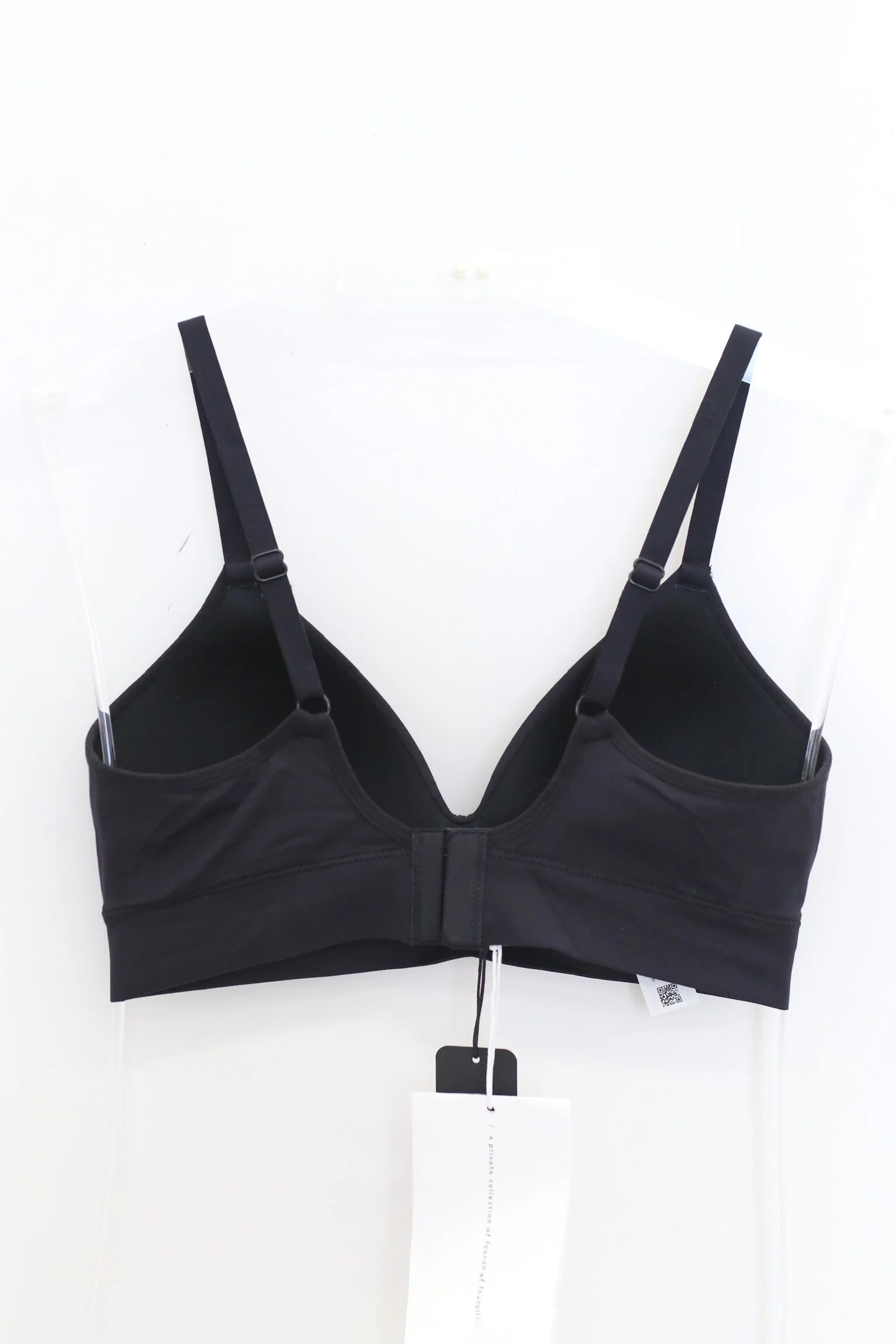 ORGANIC BASICS 26SS Smooth Padded Bra OB-OB120013-Black - Image 2