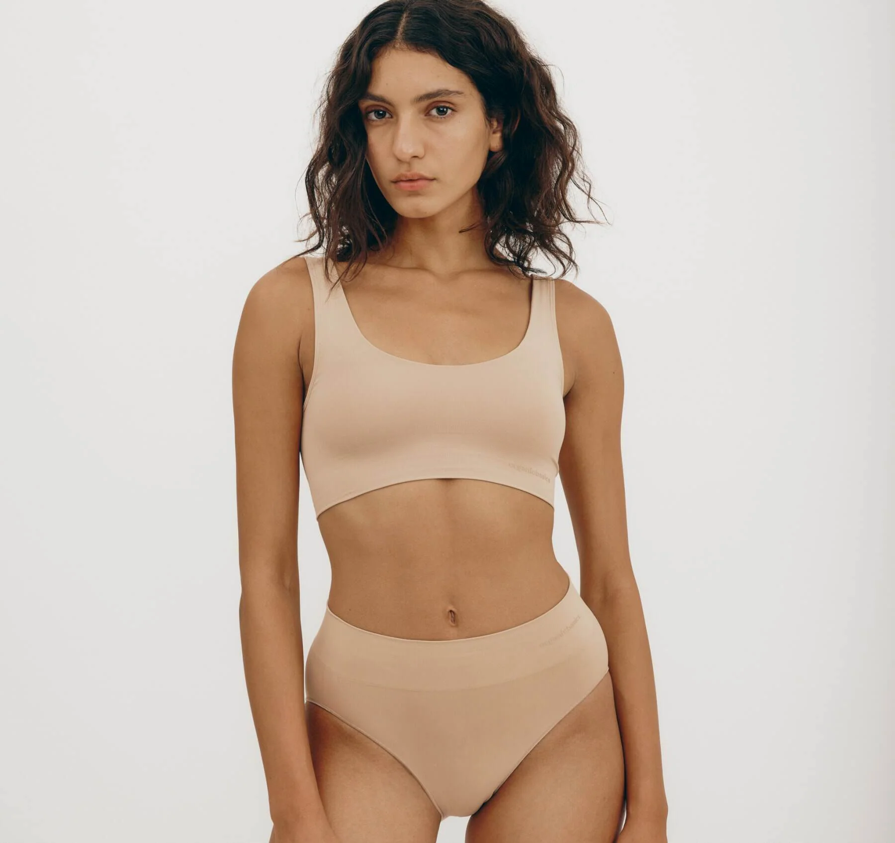 ORGANIC BASICS 26SS Smooth Seamless Bra OB-OB120012-Hazelnut - Image 4