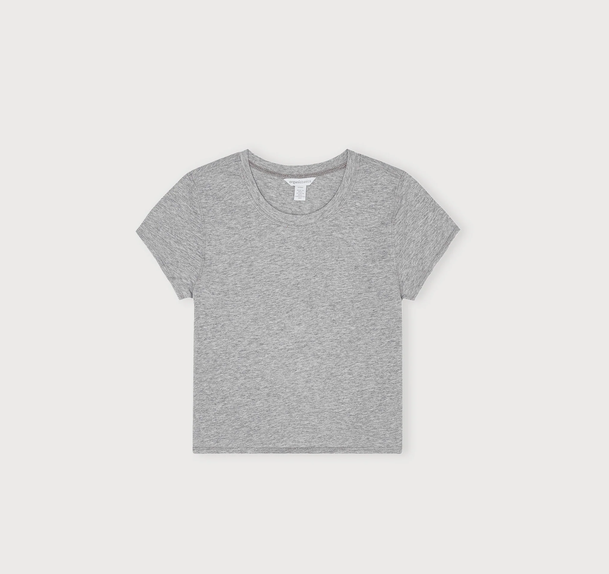 ORGANIC BASICS Spring/Summer 2026 Baby T-shirt OB-OB410001-Grey Melange - Image 5