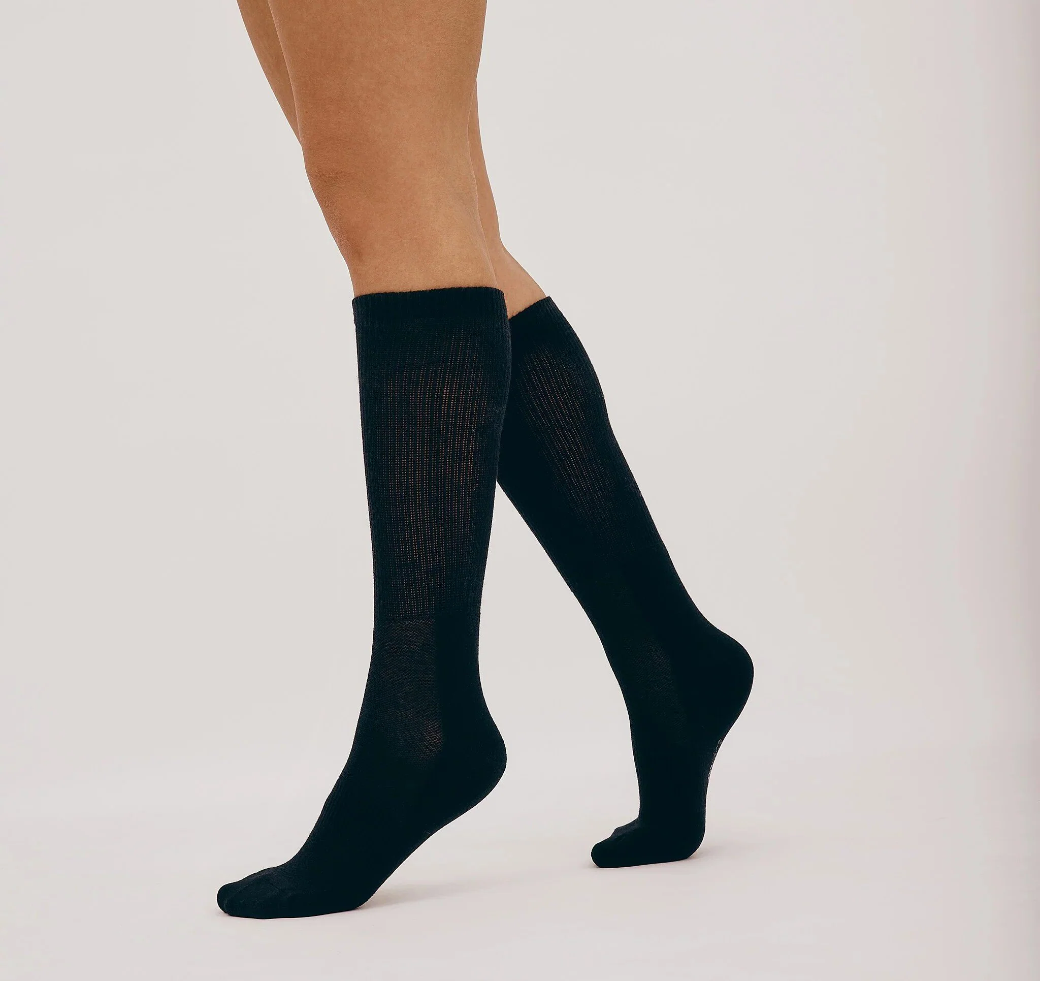 ORGANIC BASICS Spring/Summer 2026 Core Tennis Boat Socks, 3-Pair Pack OB-OB900008P3-Black - Image 3