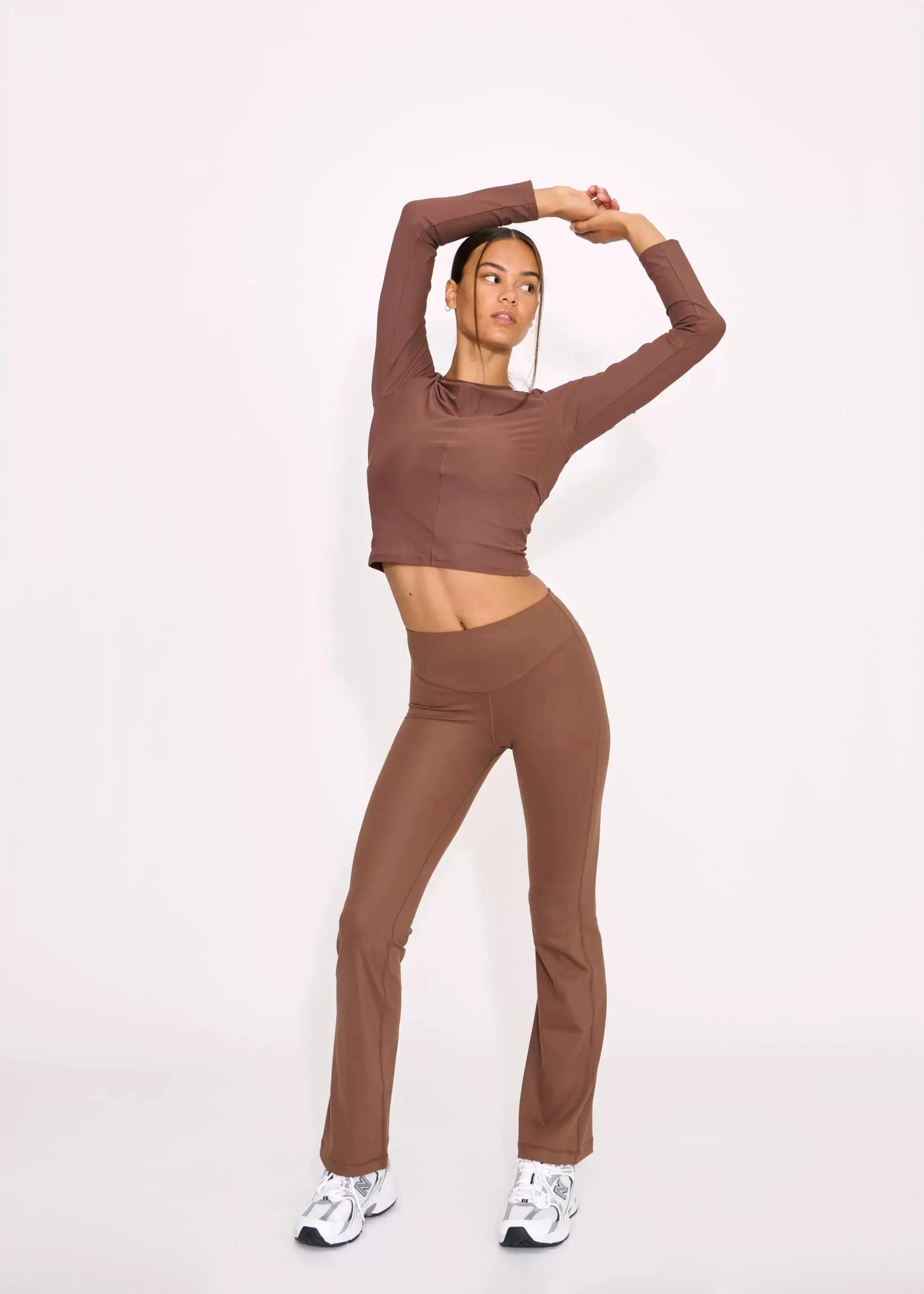 ORGANIC BASICS SS26 Colorful Athletic Leggings OB-OB540001-Walnut - Image 11