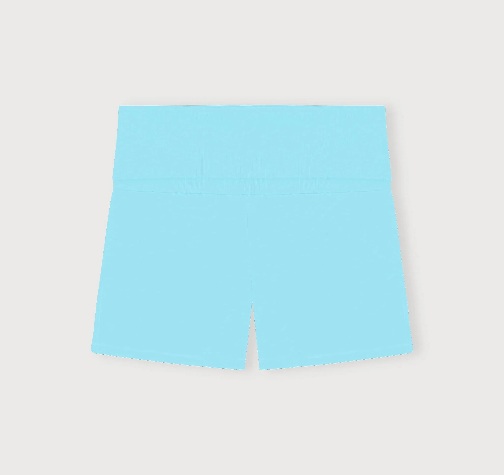 ORGANIC BASICS SS26 Stretch Fold-Over Shorts OB-OB140004-Tropical Tide - Image 3