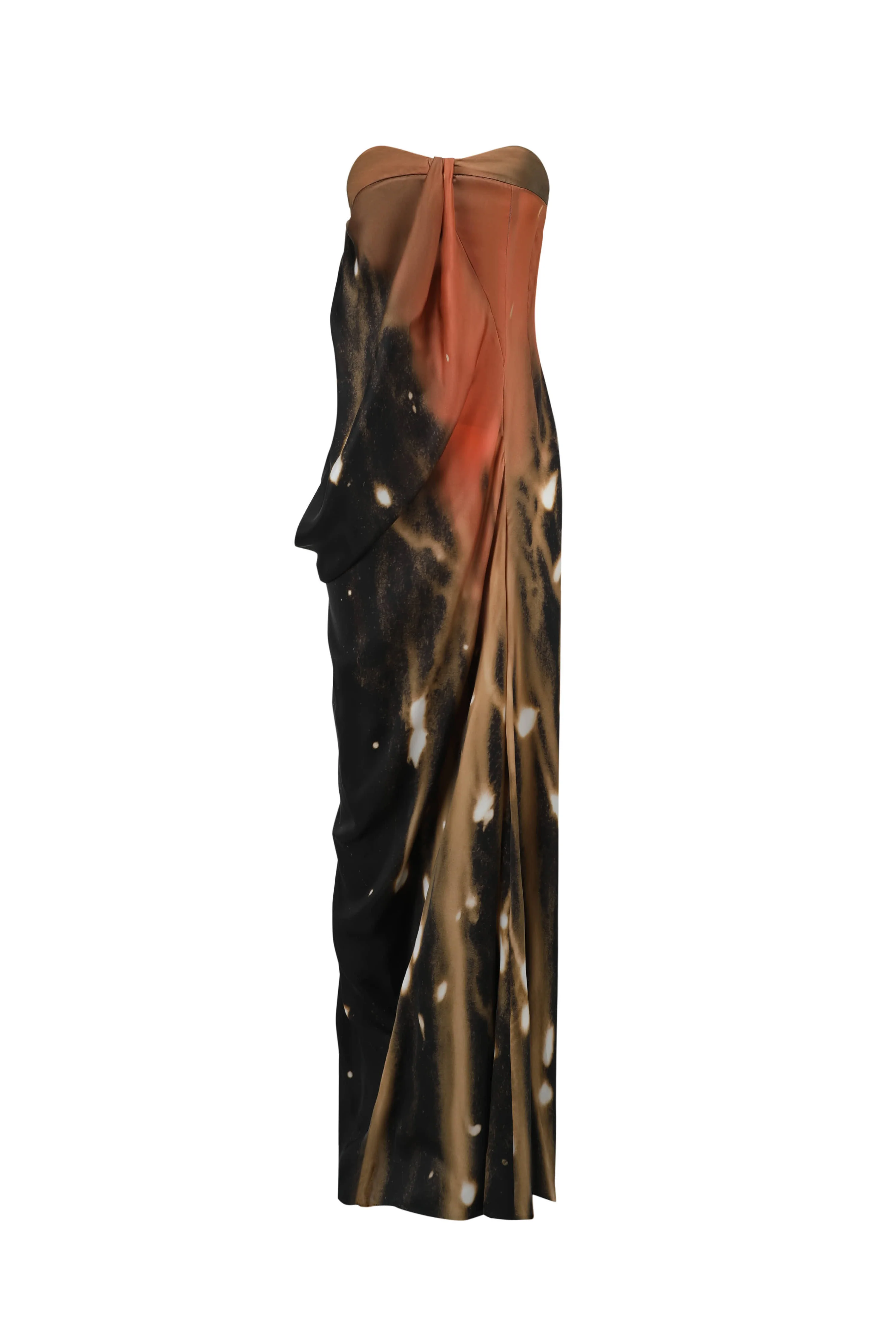 OUDE WAAG 24 Autumn and Winter Asymmetric Drape Dress OW-24AW- DS23P2BL092-HF POW1 Black Pink OW-24AW-DS02P1PK220 - Image 5