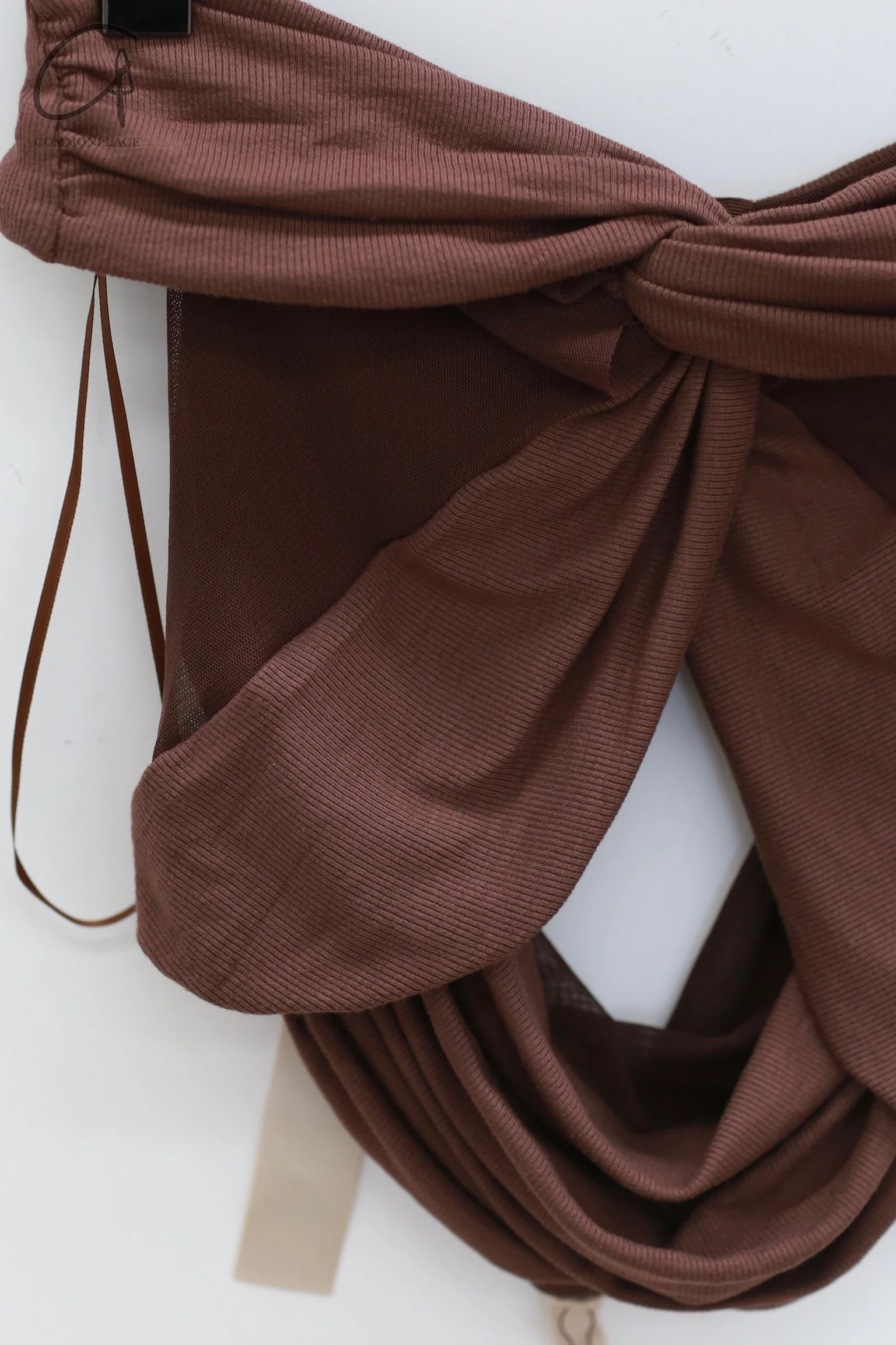 OUDE WAAG 24 Autumn and Winter Knot Shoulder Bra Series OW-24AW -AS03R1BR440-KF Coffee OW-24AW-AS03 - Image 9