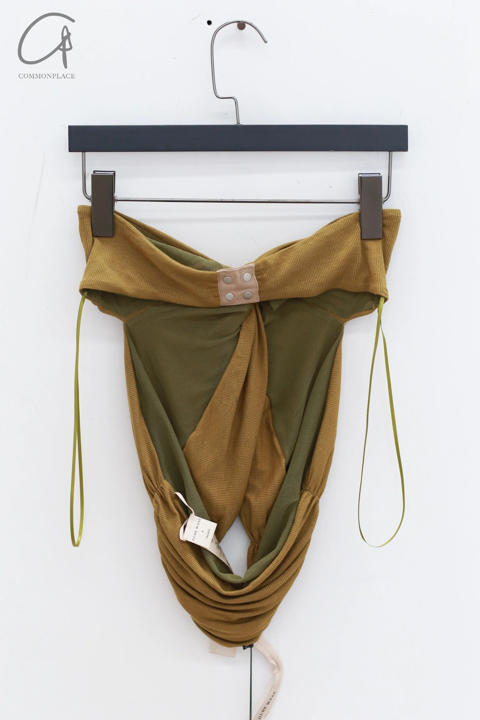 OUDE WAAG 24 Autumn and Winter Knot Shoulder Bra Series OW-24AW-AS03R1GR540-GLV Olive Green OW-24AW-AS03 - Image 10
