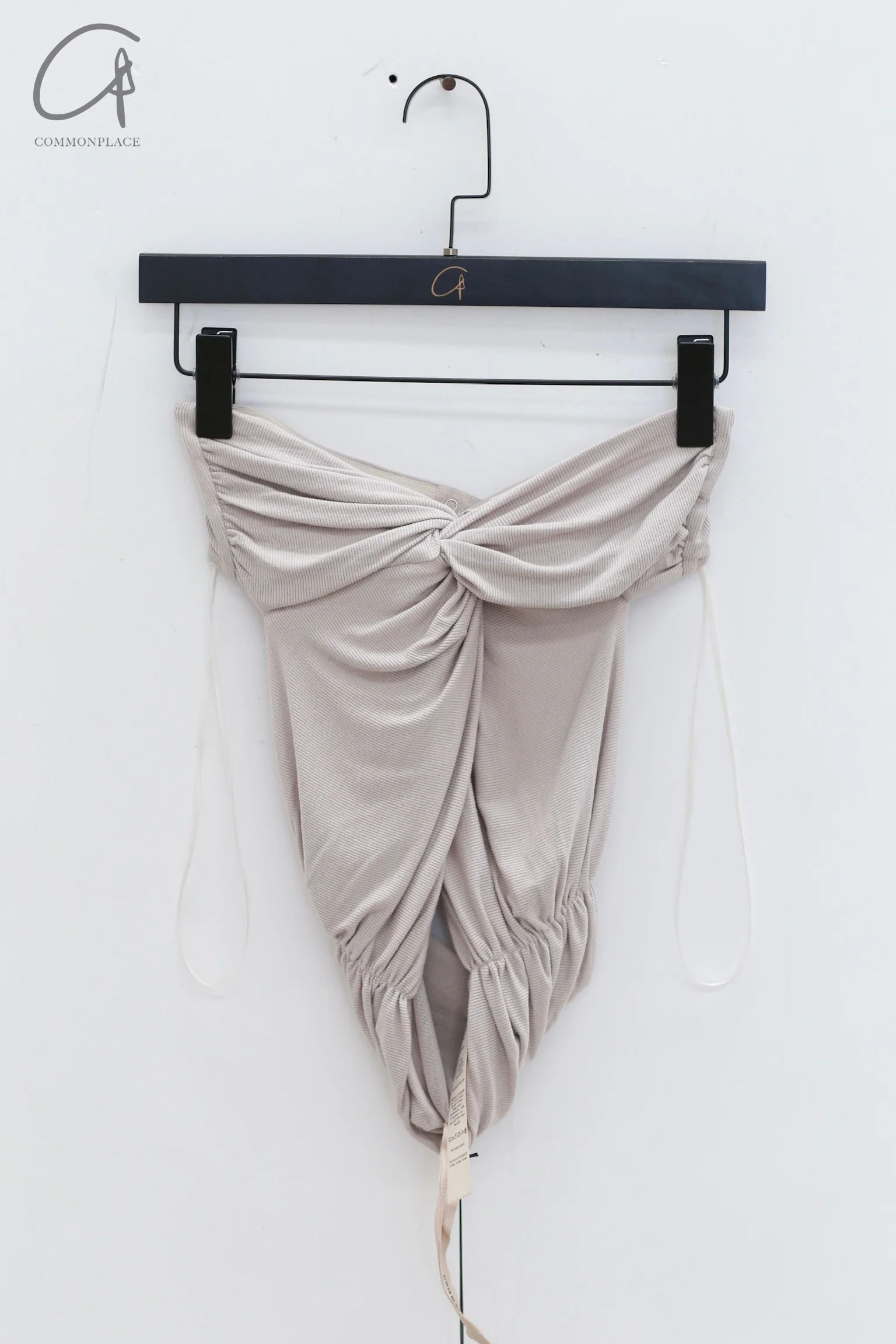 OUDE WAAG 24 Autumn and Winter Knot Shoulder Bra Series OW-24AW -AS03R1GY820-HM Gray Beige OW-24AW-AS03 - Image 7