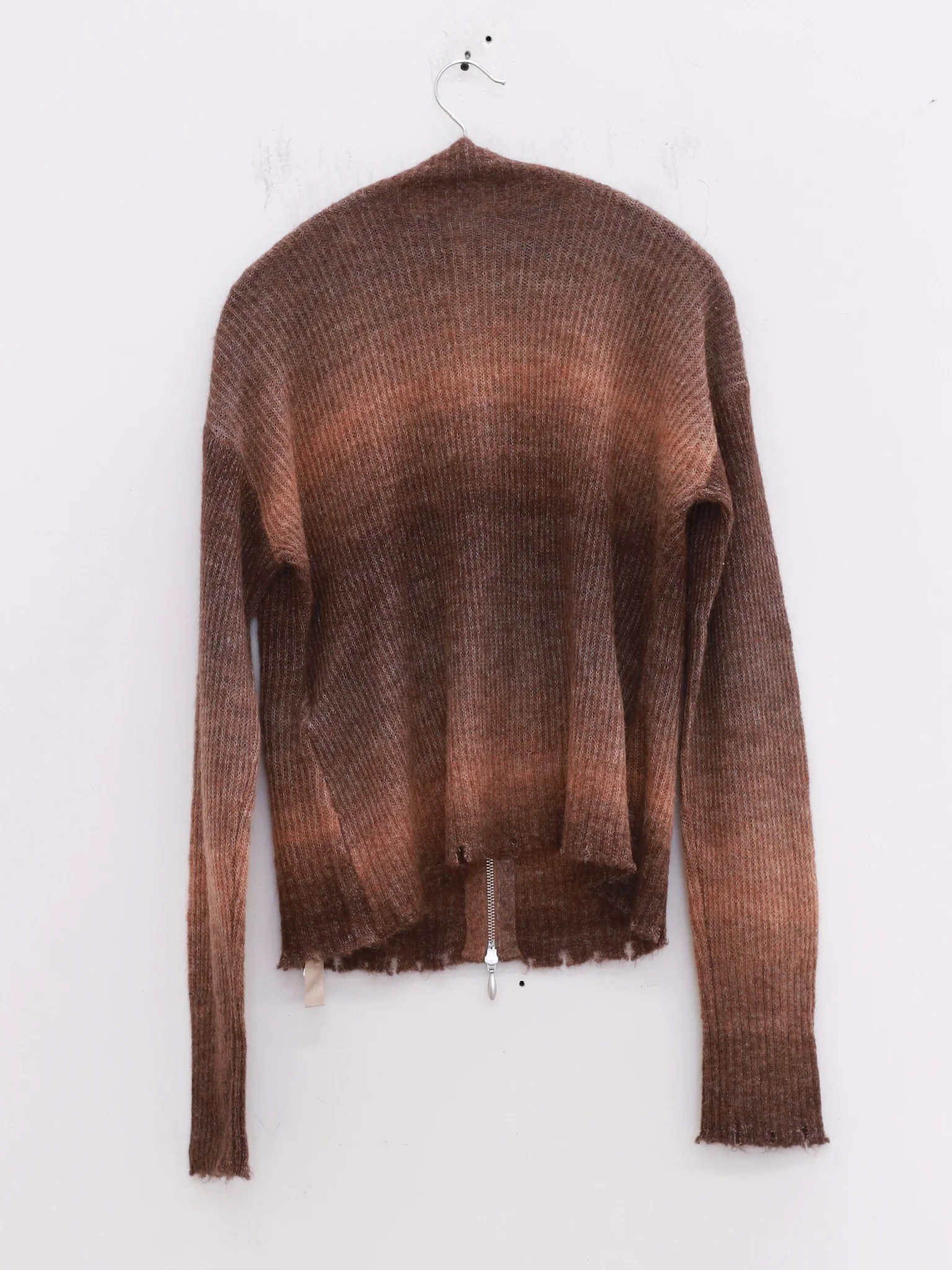 OUDE WAAG 25 Early Autumn Gradient Knit Cardigan OW-OW-25PF-KT05A2BR042-ZH Brown - Image 6