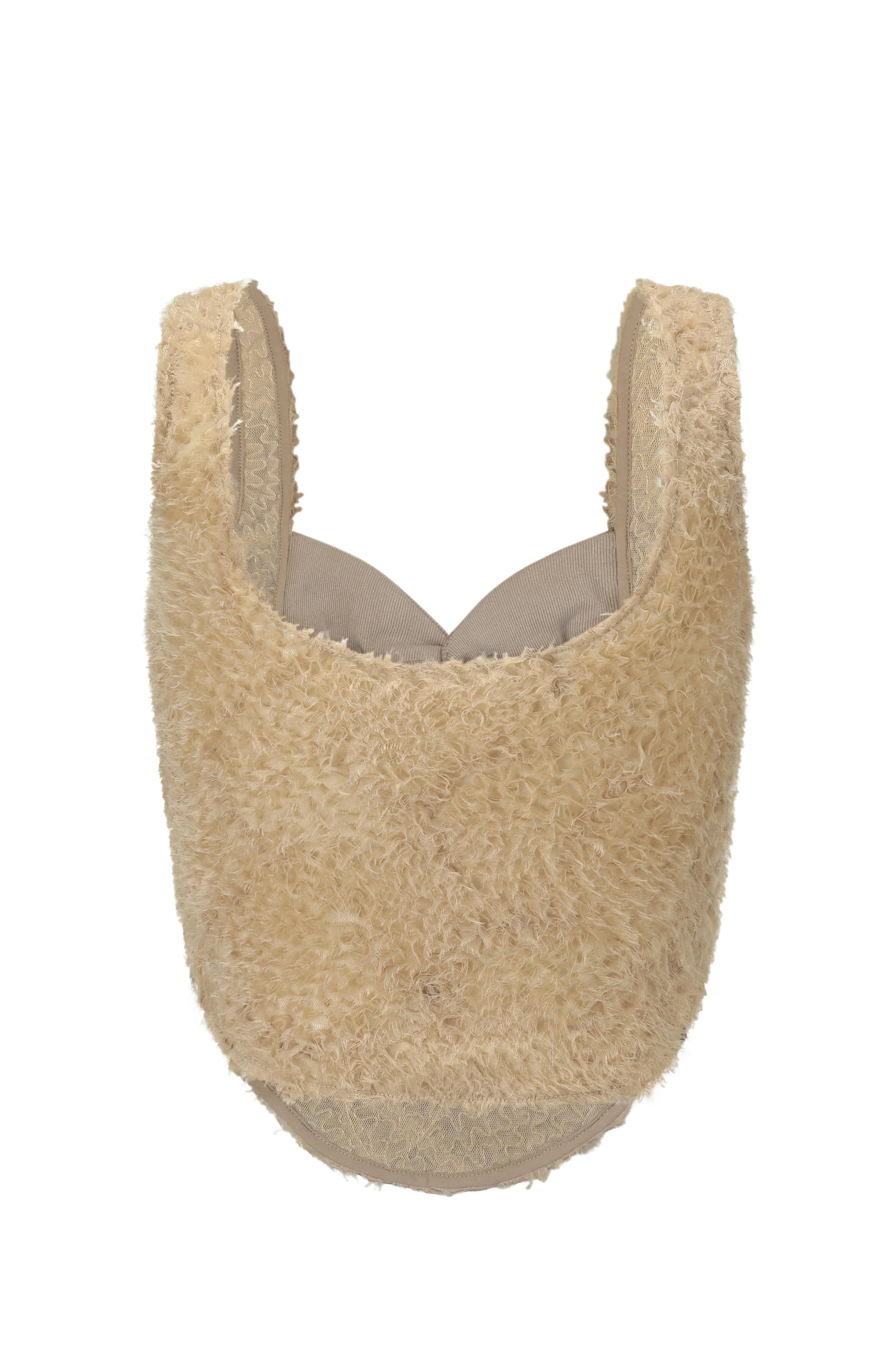 OUDE WAAG 25 Spring/Summer Coral Splicing Bra OW-OW-25SS-TP19P1NU000-LUO Nude - Image 2