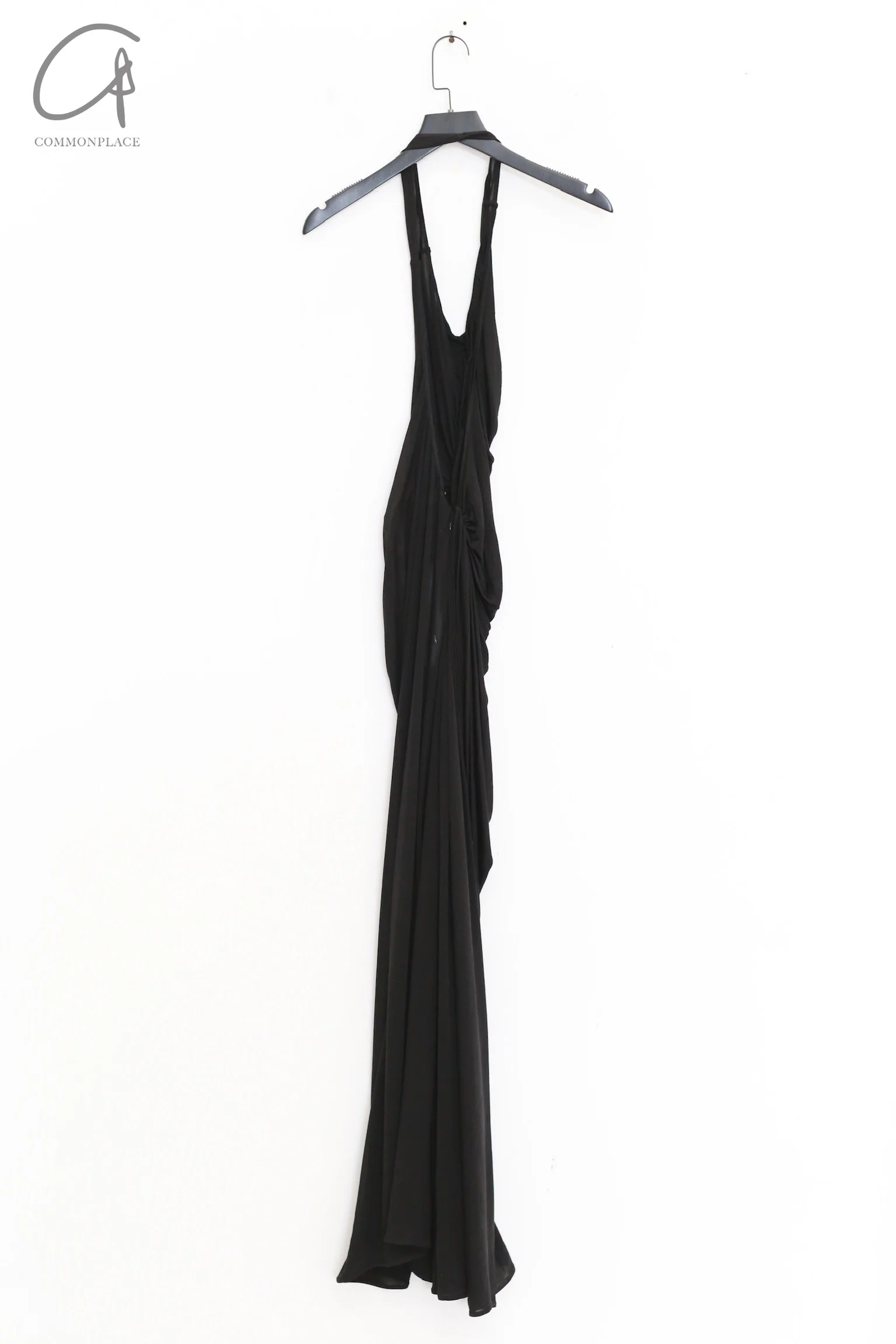 OUDE WAAG 25 Spring/Summer Venus Pleated Drape Dress OW-OW-25SS-DS25-HEI Black - Image 7