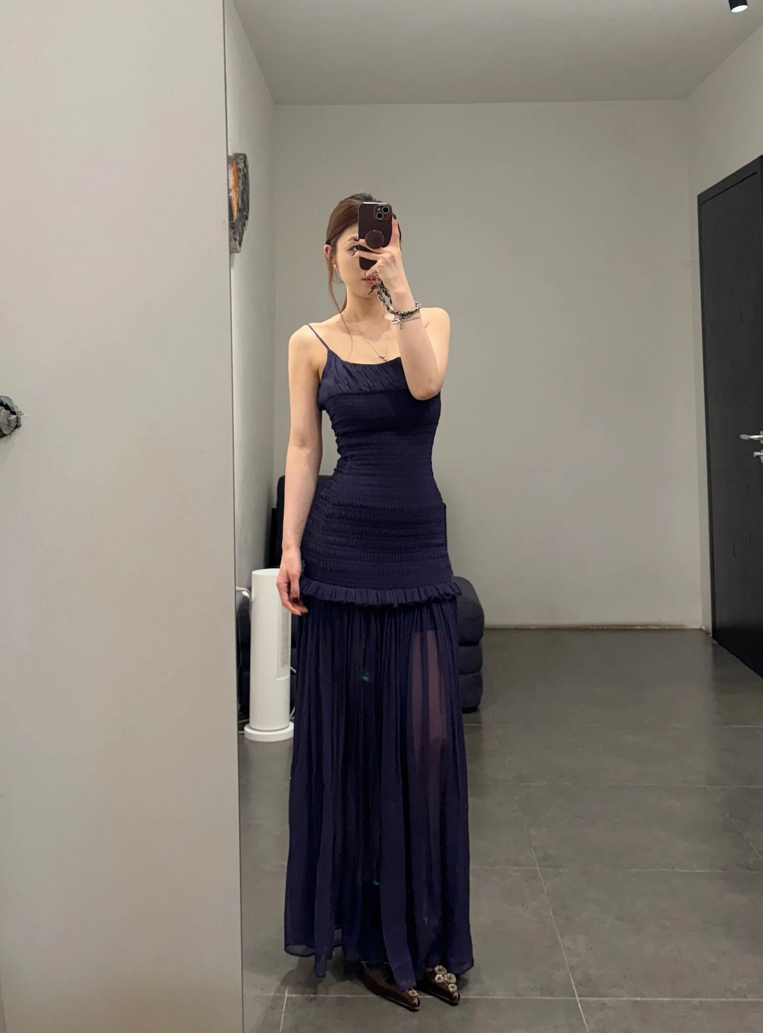OUDE WAAG 26RS Ripple Dress OW-OW-26RS-DS05-ML BU690 Dark Blue - Image 11