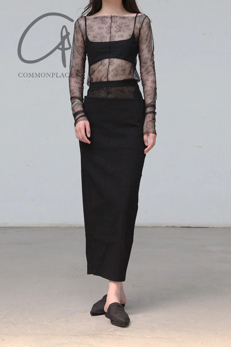 OUDE WAAG bag hip skirt OW-20SS-SK07BL99 - Image 12