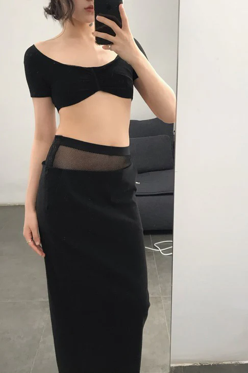 OUDE WAAG bag hip skirt OW-20SS-SK07BL99 - Image 26