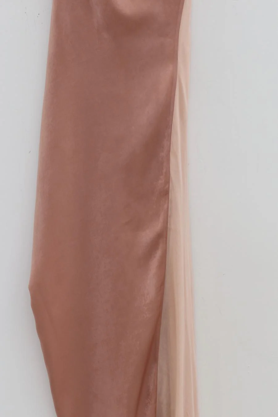 OUDE WAAG Chiffon Stitching Sling Dress OW-23SS-DS10 Pink - Image 6
