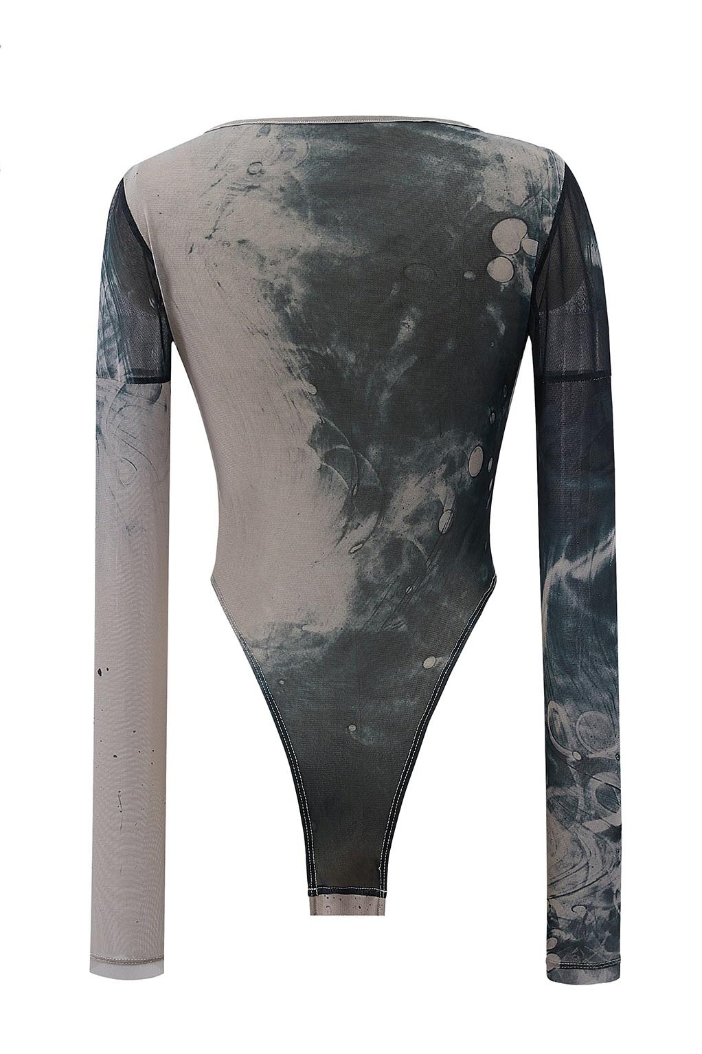 OUDE WAAG classic mesh printed base coat OW-21AW-UW04GY089 gray and black OW-21AW-UW04 - Image 12