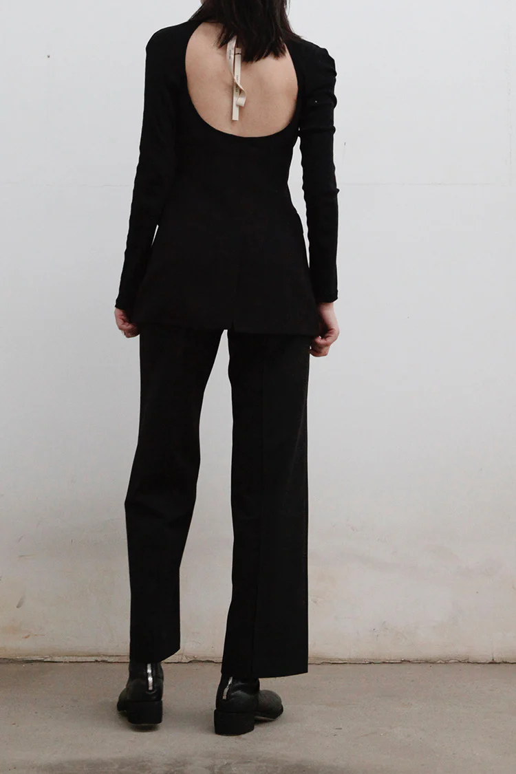 OUDE WAAG Cutout Straight Pants OW-OW-22SS-PT05-HEI - Image 14