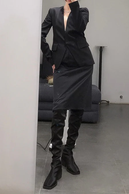 OUDE WAAG Double Drawstring Skirt OW19SSSK03