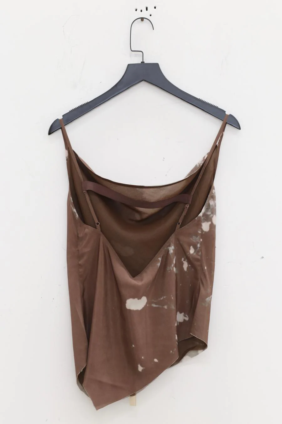 OUDE WAAG Double Layer Swing Neck Camisole OW-23SS-TP07 Brown & White Print - Image 11