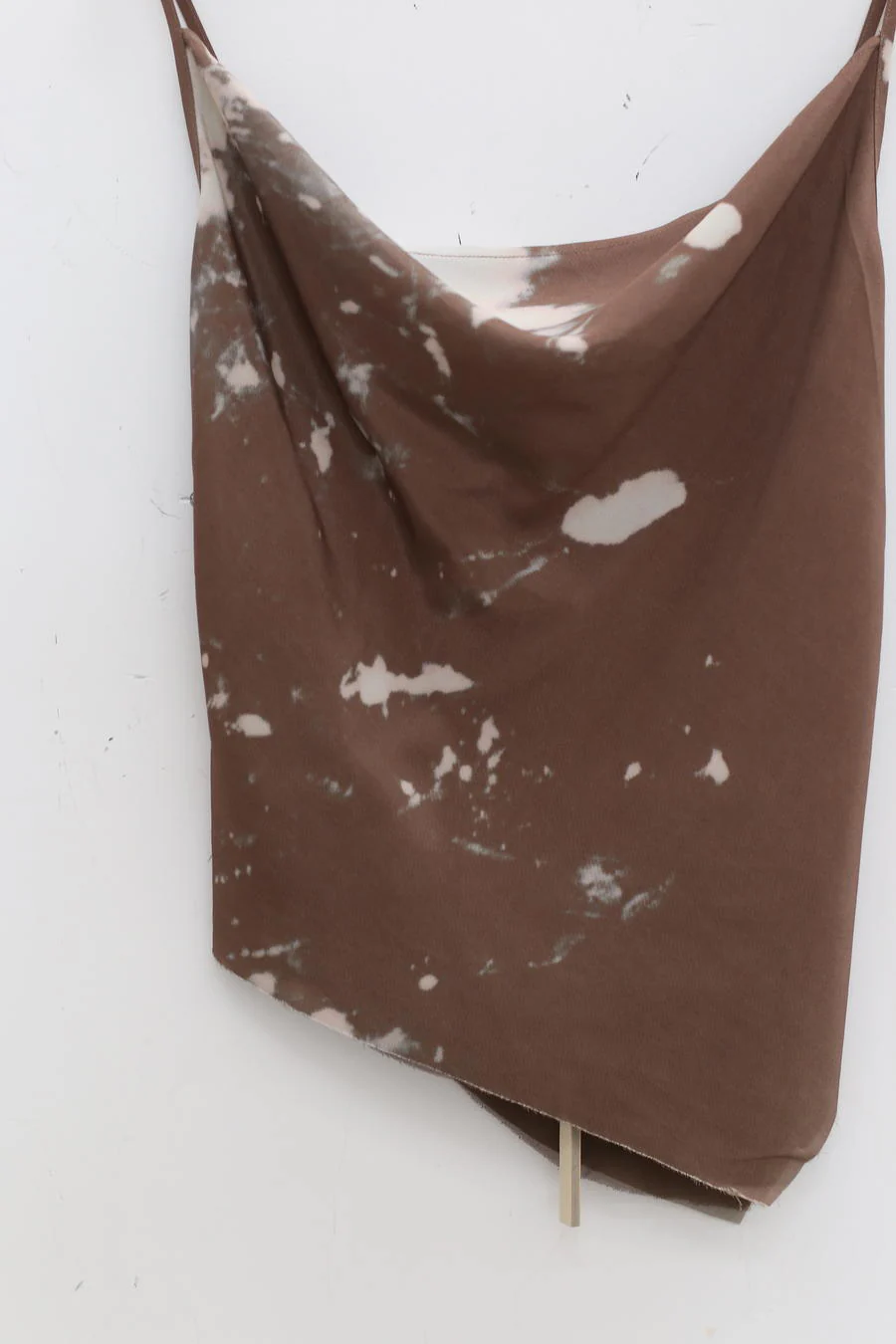 OUDE WAAG Double Layer Swing Neck Camisole OW-23SS-TP07 Brown & White Print - Image 9